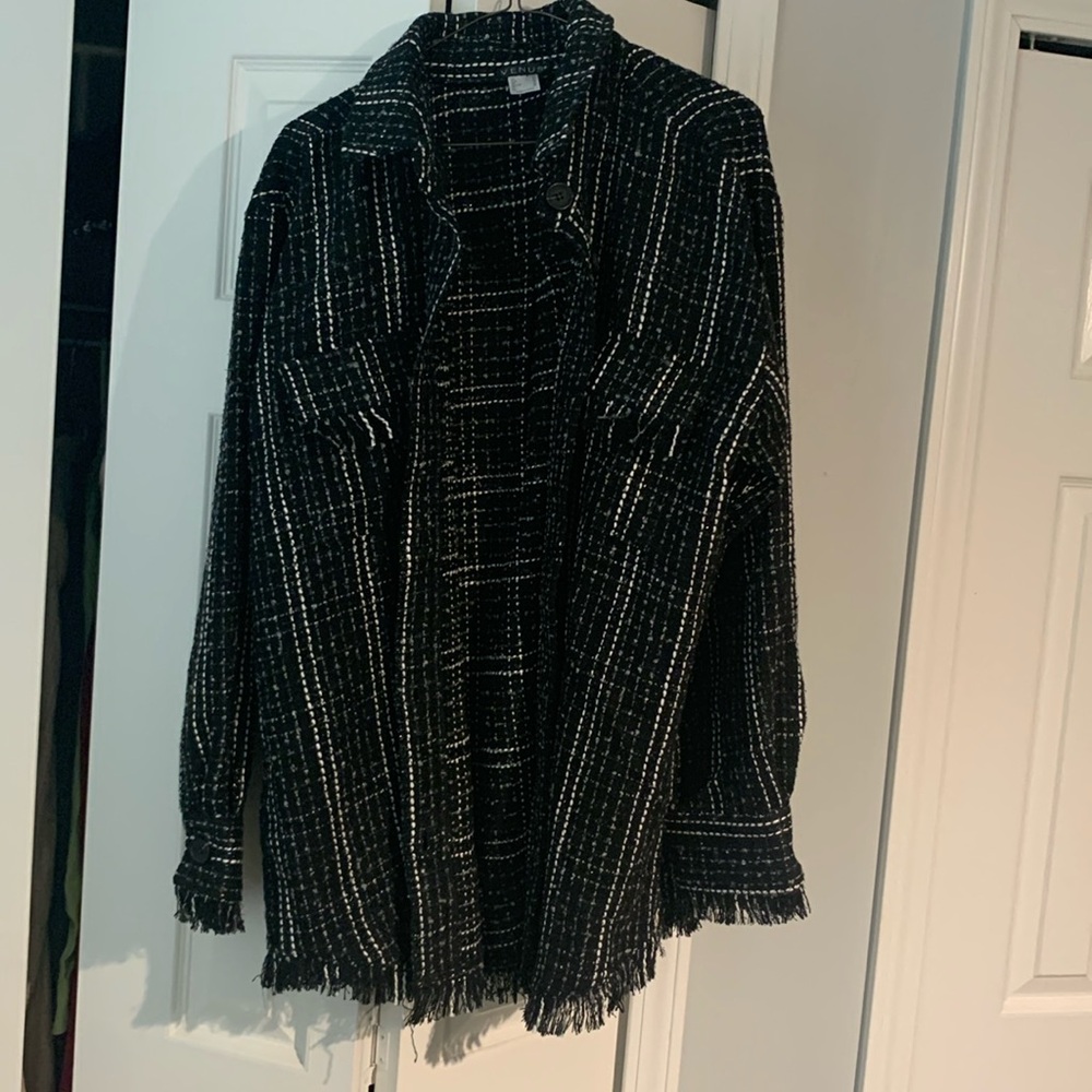 Black and White Blazer